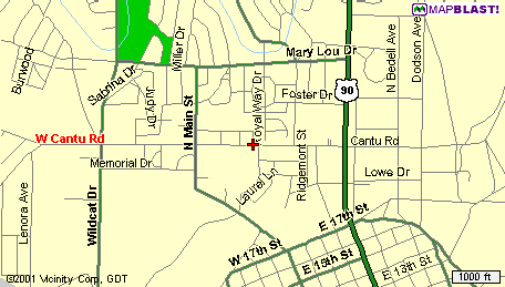 Map of Del Rio